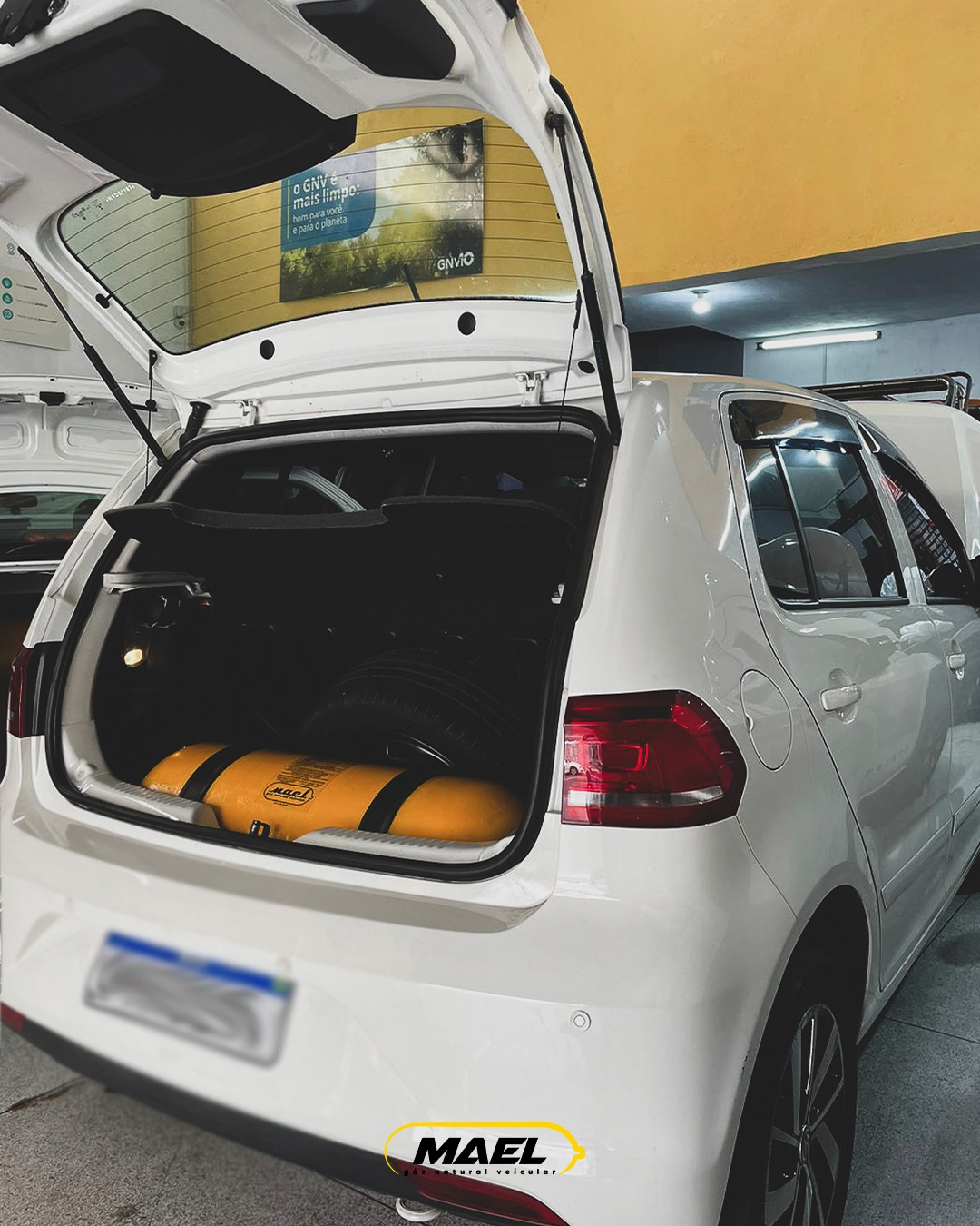 Gás de carro valor